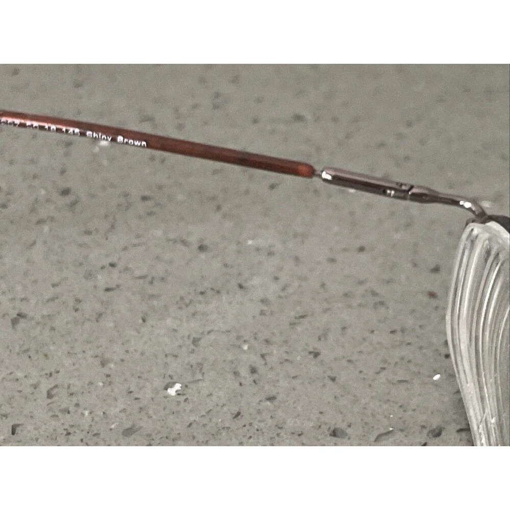 Eyeglasses Frames ONLY Tribeca 207 50-18-145 Shiny Brown Full Rim